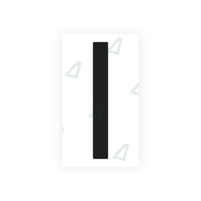 Letter I Sticker - Washington D.C (Current Version)