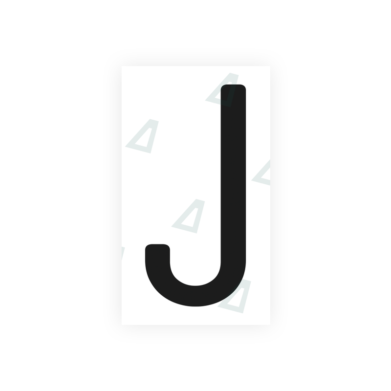 Nanofilm Ecoslick™ for US (California) license plates - Symbol "J"