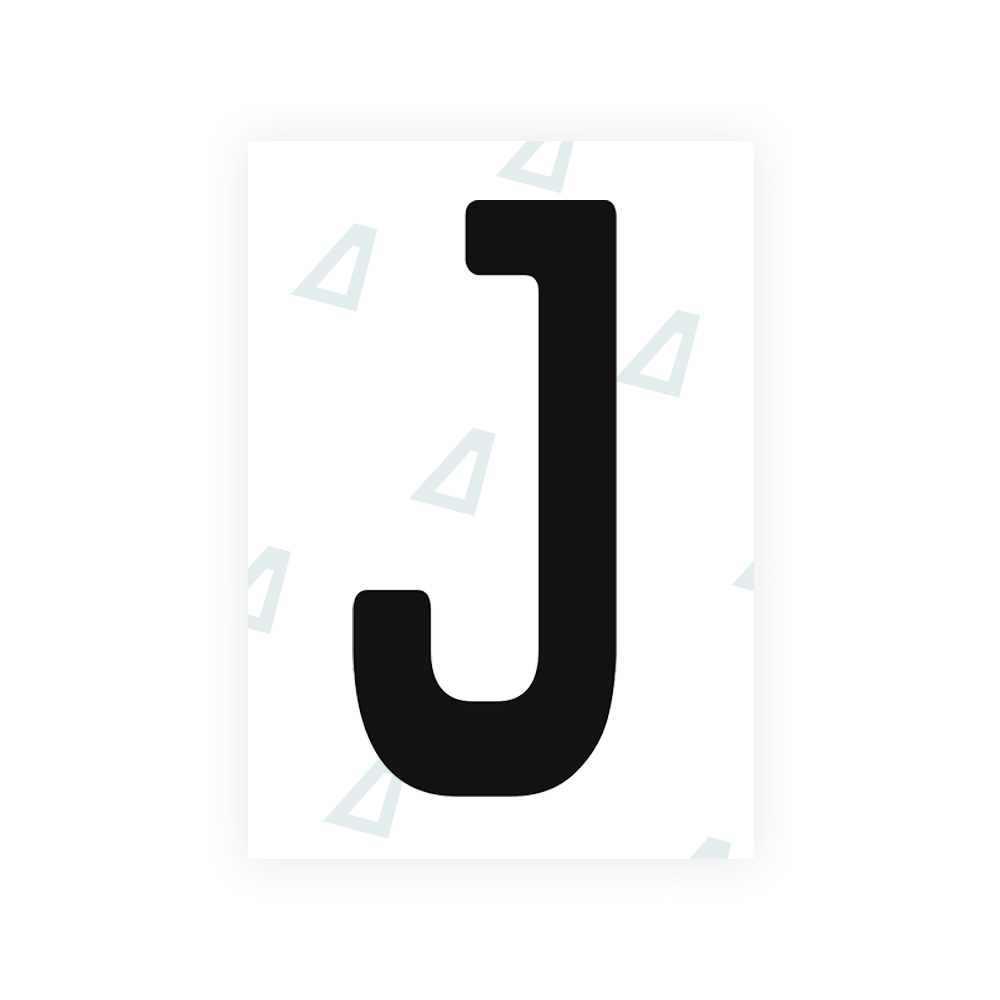 Adhesivo para matrículas de Peru - Símbolo "J"