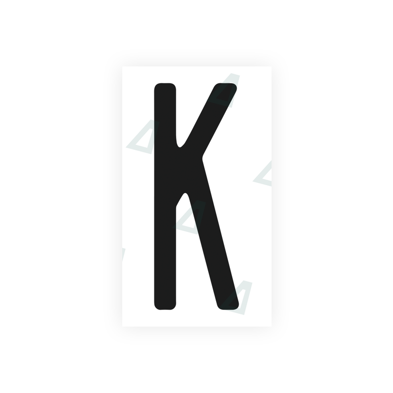 Nanofilm Ecoslick™ for US (Pennsylvania) license plates - Symbol "K"