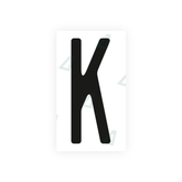 Nanofilm Ecoslick™ for US (Ohio) license plates - Symbol "K"