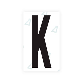 Letter K Sticker - Washington D.C (Current Version)