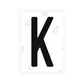 Adhesivo para matrículas de Peru - Símbolo "K"