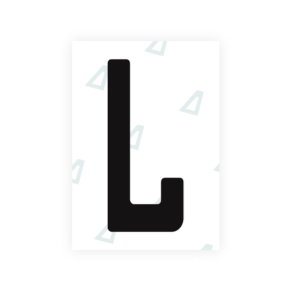 Adhesivo para matrículas de Peru - Símbolo "L"
