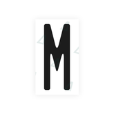 Nanofilm Ecoslick™ for US (Michigan) license plates - Symbol "M" 