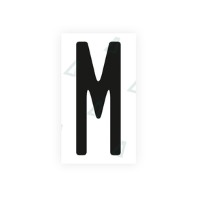 Nanofilm Ecoslick™ for US (Ohio) license plates - Symbol "M"