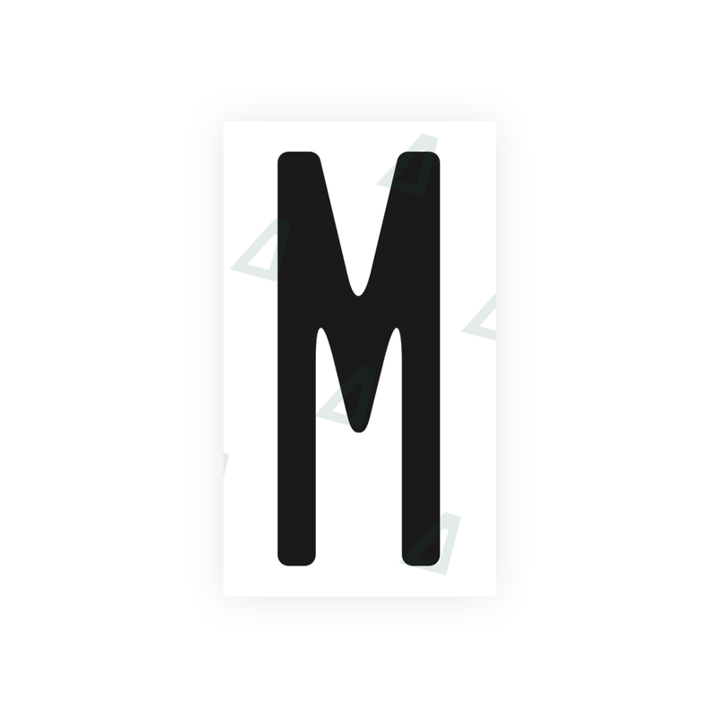 Nanofilm Ecoslick™ for US (Ohio) license plates - Symbol "M"