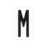 Nanofilm Ecoslick™ for US (Washington) license plates - Symbol "M"