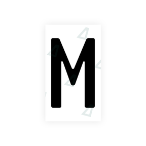 Nanofilm Ecoslick™ for bosnian license plates - Symbol "M"