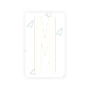 Letter M Sticker - Washington D.C (Current Version)