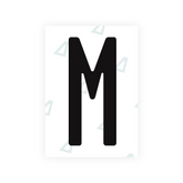 Adhesivo para matrículas de Peru - Símbolo "M"