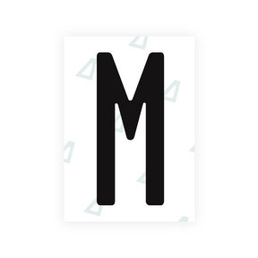Adhesivo para matrículas de Peru - Símbolo "M"