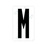 Letter M Sticker - Washington D.C (Current Version)