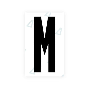 Letter M Sticker - Washington D.C (Current Version)