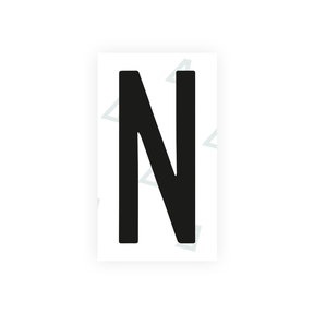 Nanofilm Ecoslick™ for mexican license plates - Symbol "N" 