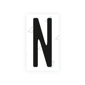 Nanofilm Ecoslick™ for US (Ohio) license plates - Symbol "N"