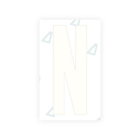 Letter N Sticker - Washington D.C (Current Version)