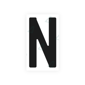 Nanofilm Ecoslick™ for german number plates - Symbol "N"