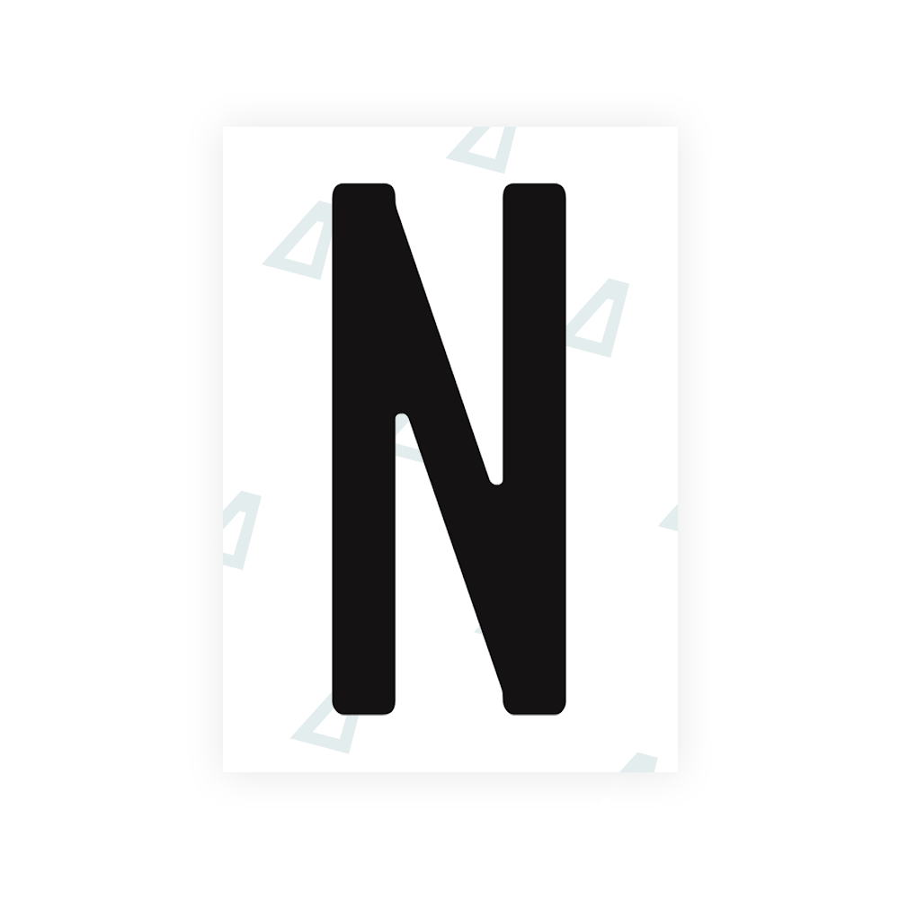 Adhesivo para matrículas de Peru - Símbolo "N"