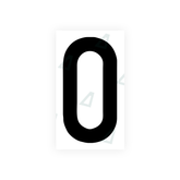 Autocollant pour plaques d'immatriculation Swiss - Symbole "O"