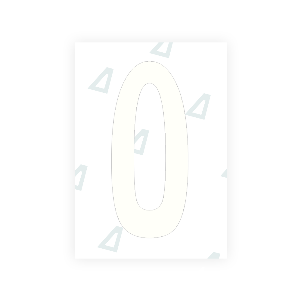 Adhesivo para matrículas de Peru - Símbolo "O"
