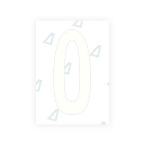 Adhesivo para matrículas de Peru - Símbolo "O"