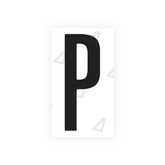 Letter P Sticker - Washington D.C (Current Version)