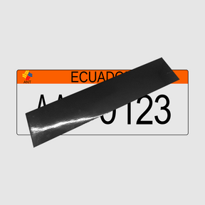 Decals for 2-plate vehicles (Ecuador) - Commercial Vehicle 