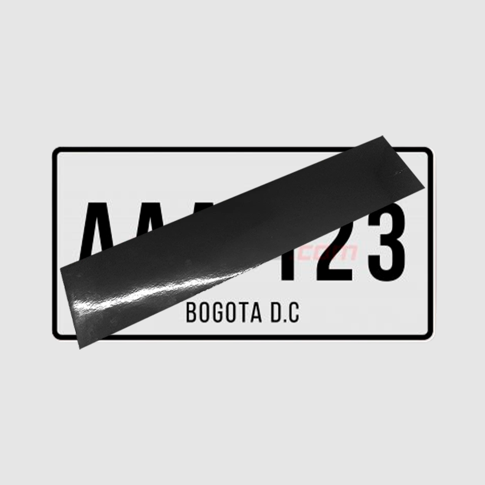 Insulfilm Anti Radar Film for Vehicle License Plates - (Colombia-Bogotá) - Public