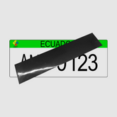 Decals for 2-plate vehicles (Ecuador) - Vehicular Regions, Provinces, Cantons, Parishes 