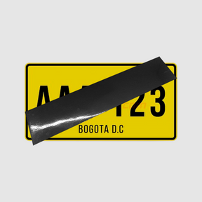 Insulfilm Anti Radar Film for Vehicle License Plates - (Colombia-Bogotá) - Private