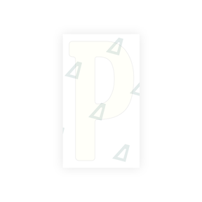 Aufkleber Buchstabe P - Deutschland