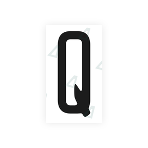 Nanofilm Ecoslick™ for US (North Carolina) license plates - Symbol "Q"