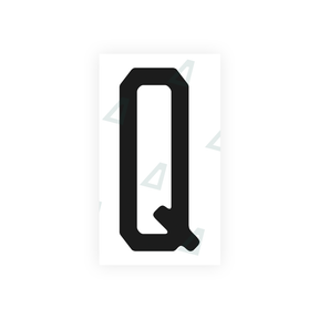 Nanofilm Ecoslick™ for US (Michigan) license plates - Symbol "Q" 