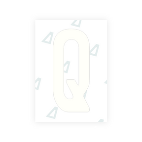 Pegatina Letra Q - Guatemala (2021 - versión actual)