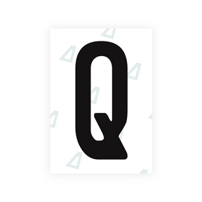 Pegatina Letra Q - Guatemala (2021 - versión actual)