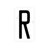 Nanofilm Ecoslick™ for US (Illinois) license plates - Symbol "R"