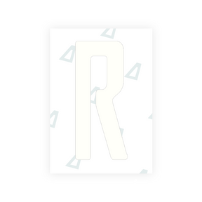 Adhesivo para matrículas de Peru - Símbolo "R"