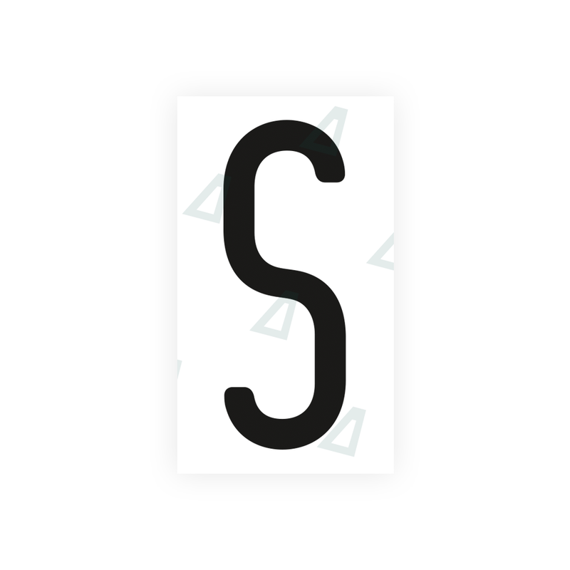 Nanofilm Ecoslick™ for US (Ohio) license plates - Symbol "S"