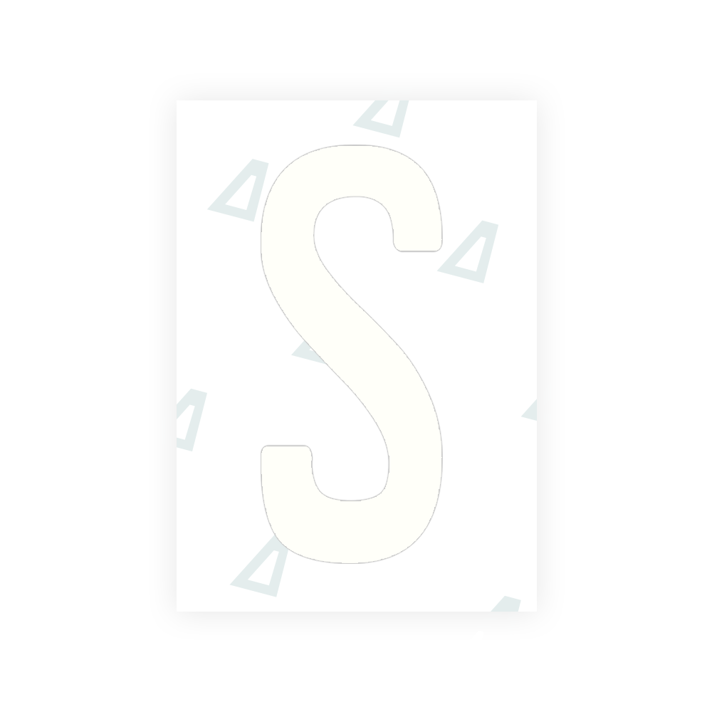 Adhesivo para matrículas de Peru - Símbolo "S"