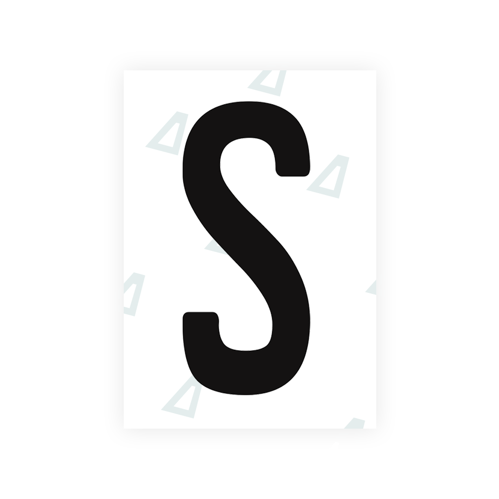 Adhesivo para matrículas de Peru - Símbolo "S"