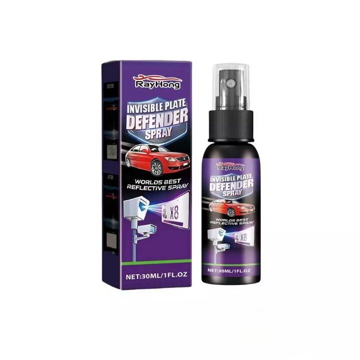 Spray Invisible Plate Defender - Anti Fine - Shopp All Store