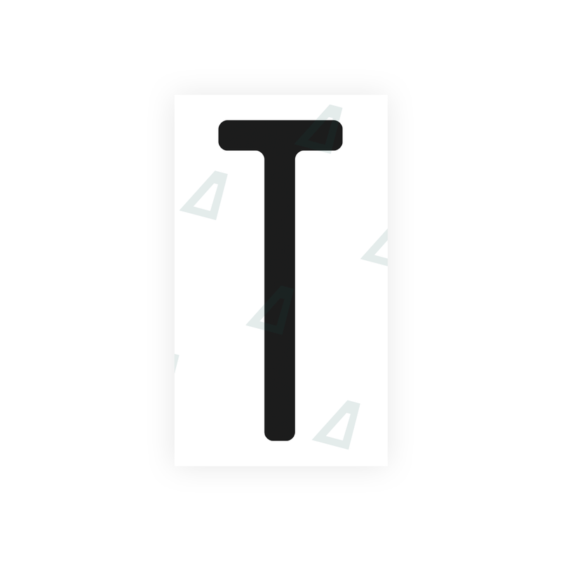 Nanofilm Ecoslick™ for US (Washington) license plates - Symbol "T"