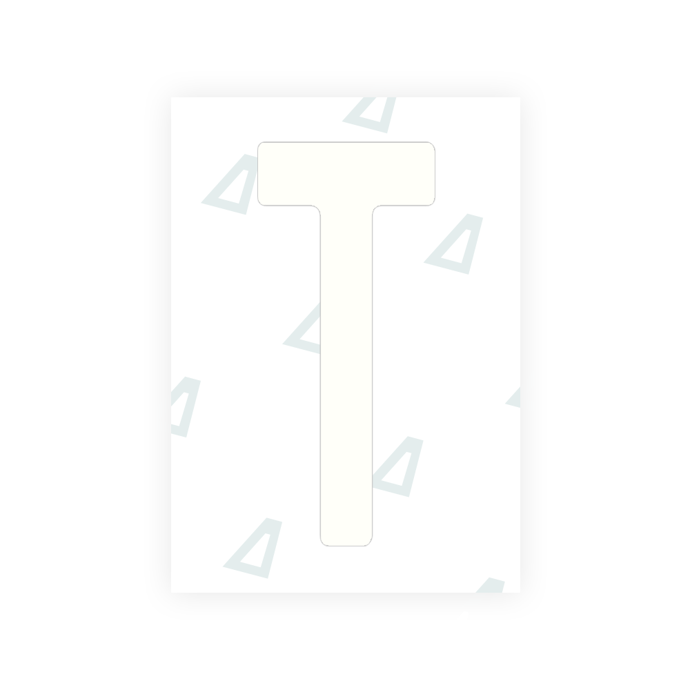 Adhesivo para matrículas de Peru - Símbolo "T"