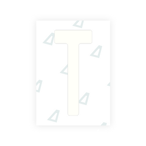 Adhesivo para matrículas de Peru - Símbolo "T"