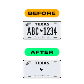 Sticker Letter E - Texas (2012 Version)