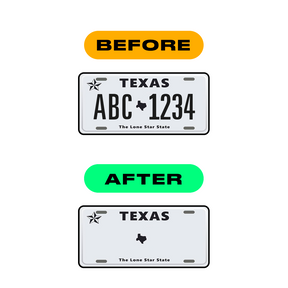 Sticker Letter B - Texas (2012 Version)