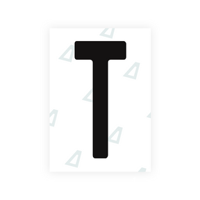 Adhesivo para matrículas de Peru - Símbolo "T"