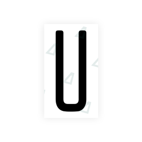 Nanofilm Ecoslick™ for US (Illinois) license plates - Symbol "U"