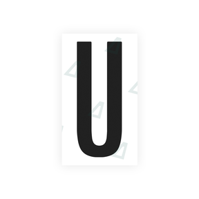 Letter U Sticker - Washington D.C (Current Version)